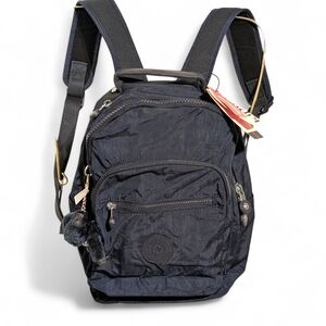 Kipling Seoul Small Dark Blue Backpack NWT